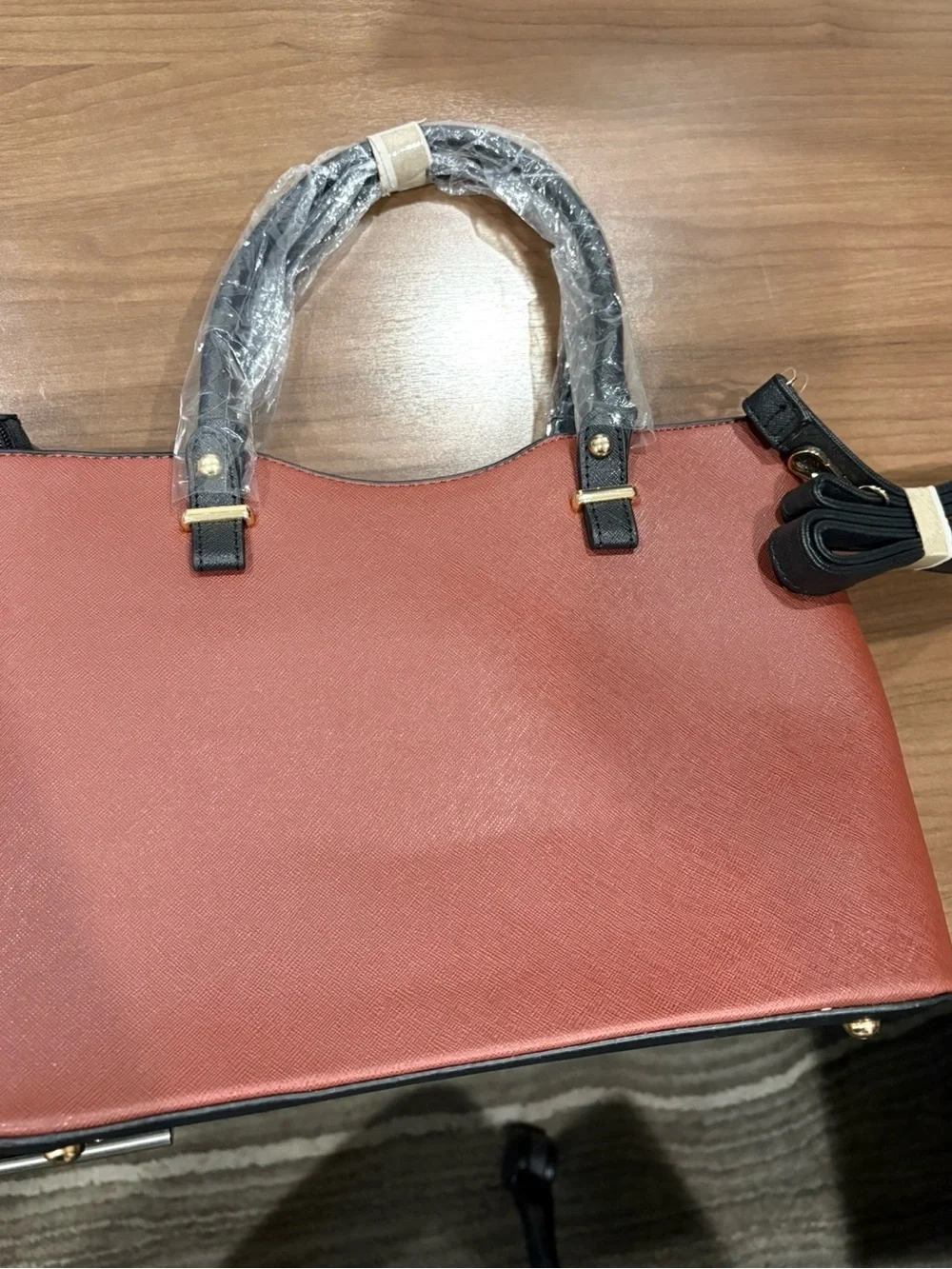 NWT Beverly Hills Polo Club Colorblock Satchel Handbag